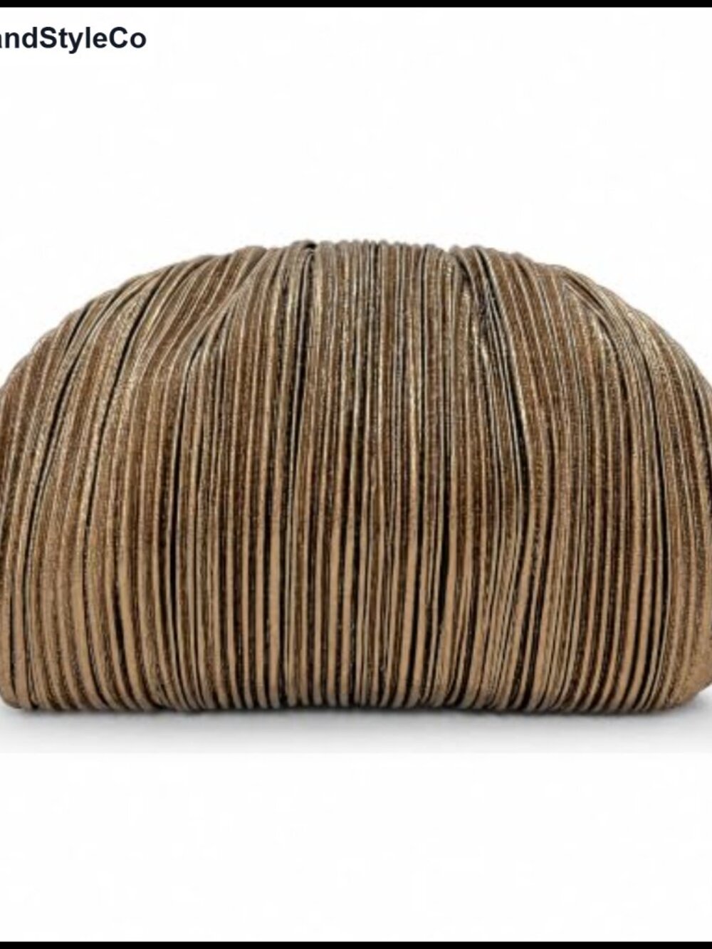 Women's Vegan Leather Pleated Evening Clutch Purse Handheld Formal Bag